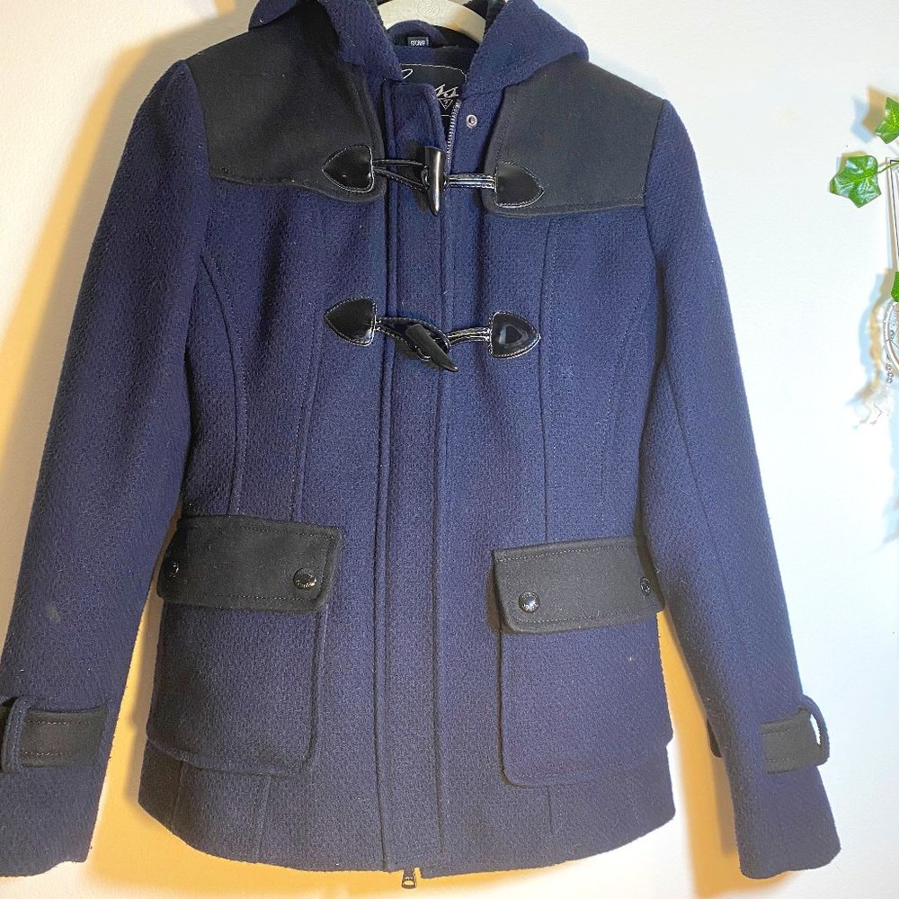 Women's Navy Blue Guess Peacoat